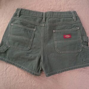 Dickies Olive Green Workwear Cargo Shorts